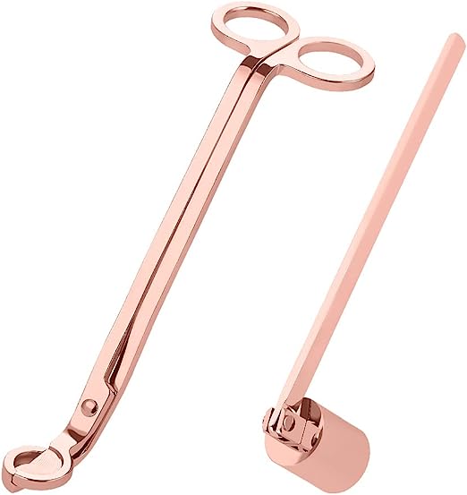 Rose Gold Wick Trimmer and Candle Snuffer